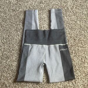 Echt high rise grey stripe legging
